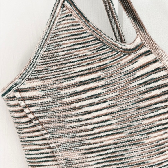 Anthropologie Reed Sweater Corset Top Bralette Cropped Neutral Women Small - Picture 6 of 14